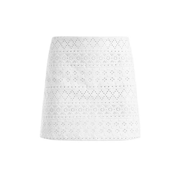 B57 Alice + Olivia Riley Mini Skirt Womens 2 Faux Leather Coquette Swiftie Chic - Picture 4 of 9